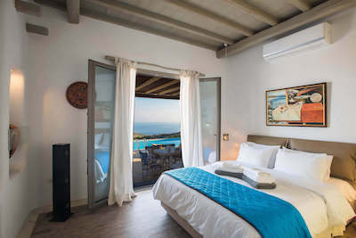 Amallini Mykonos bedroom view